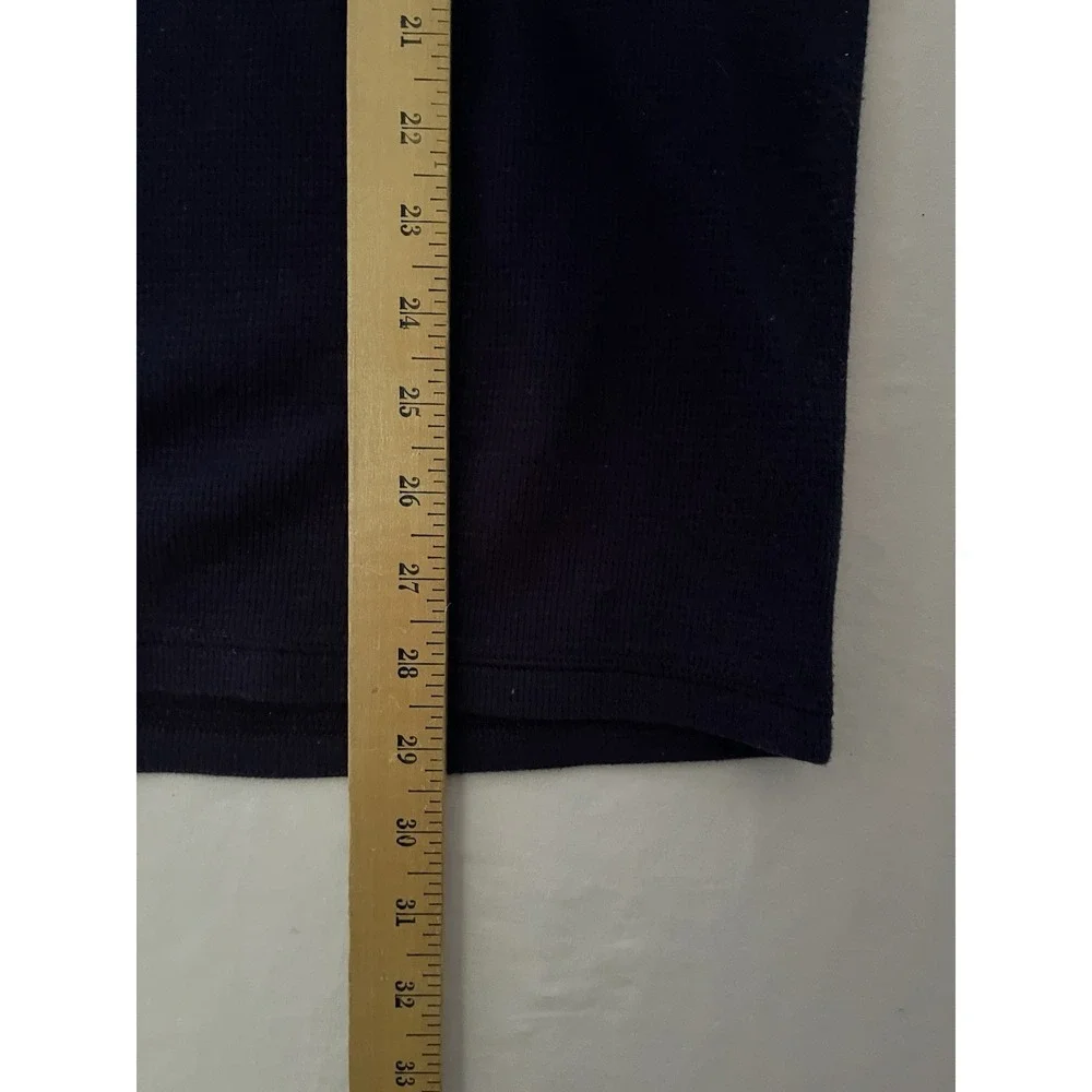 Polo Ralph Lauren Waffle Knit Sleepwear Top Shirt Men's Large Blue Long Sleeve